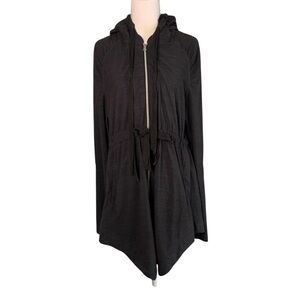 Lululemon Women’s 12 Deep Gray Zip Cinched Tie Waist Vitality Athletic Jacket